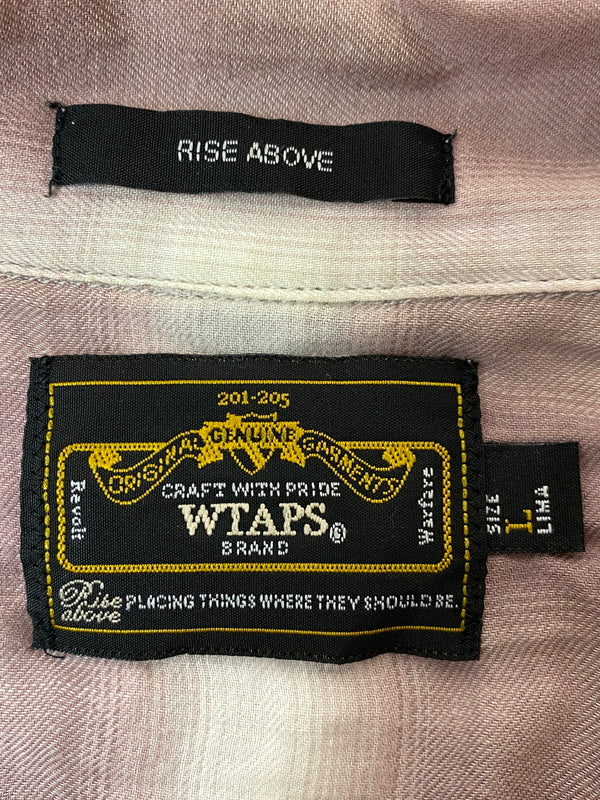 【中古品】【メンズ】 WTAPS ダブルタップス オンブレチェックシャツ 101GWDT-SHM01 長袖シャツ メンズ トップス チェック柄 142-261020-em-40-min サイズ：l カラー：スモーキーピンク 万代Net店