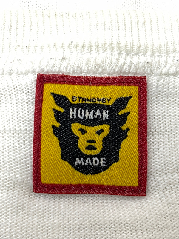 【中古品】【メンズ】 HUMAN MADE ヒューマンメード 18SS HEART LOGO TEE ハート ロゴ ショートスリーブ メンズ 半袖Tシャツ トップス 142-261020-em-45-min サイズ：L カラー：ホワイト 万代Net店