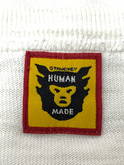 【中古品】【メンズ】 HUMAN MADE ヒューマンメード 18SS HEART LOGO TEE ハート ロゴ ショートスリーブ メンズ 半袖Tシャツ トップス 142-261020-em-45-min サイズ：L カラー：ホワイト 万代Net店