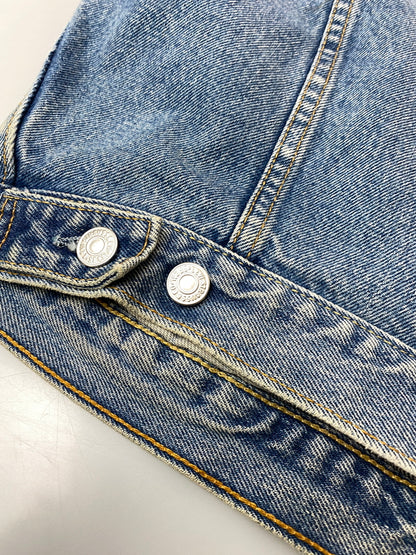 【中古品】【メンズ】 LEVI'S リーバイス 90S 3RD TYPE DENIM TRUCKER JACKET 7552548910 90年代 デニムトラッカージャケット メンズ デニムジャケット アウター Gジャン 146-261020-em-35-min サイズ：M カラー：インディゴ 万代Net店