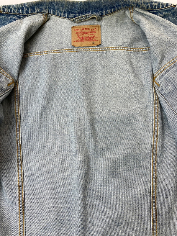 【中古品】【メンズ】 LEVI'S リーバイス 90S 3RD TYPE DENIM TRUCKER JACKET 7552548910 90年代 デニムトラッカージャケット メンズ デニムジャケット アウター Gジャン 146-261020-em-35-min サイズ：M カラー：インディゴ 万代Net店