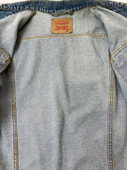 【中古品】【メンズ】 LEVI'S リーバイス 90S 3RD TYPE DENIM TRUCKER JACKET 7552548910 90年代 デニムトラッカージャケット メンズ デニムジャケット アウター Gジャン 146-261020-em-35-min サイズ：M カラー：インディゴ 万代Net店