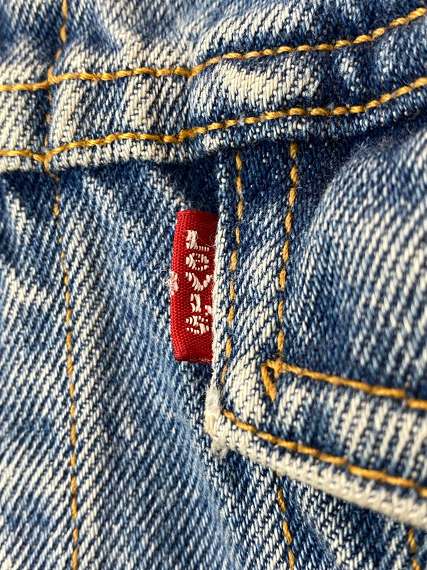 【中古品】【メンズ】 LEVI'S リーバイス 90S 3RD TYPE DENIM TRUCKER JACKET 7552548910 90年代 デニムトラッカージャケット メンズ デニムジャケット アウター Gジャン 146-261020-em-35-min サイズ：M カラー：インディゴ 万代Net店