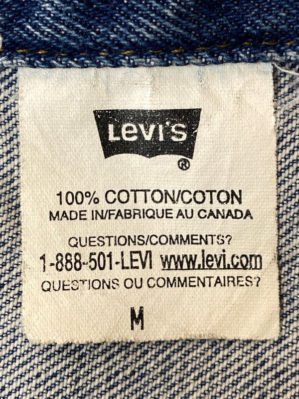 【中古品】【メンズ】 LEVI'S リーバイス 90S 3RD TYPE DENIM TRUCKER JACKET 7552548910 90年代 デニムトラッカージャケット メンズ デニムジャケット アウター Gジャン 146-261020-em-35-min サイズ：M カラー：インディゴ 万代Net店