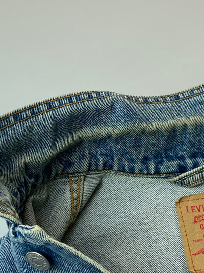 【中古品】【メンズ】 LEVI'S リーバイス 90S 3RD TYPE DENIM TRUCKER JACKET 7552548910 90年代 デニムトラッカージャケット メンズ デニムジャケット アウター Gジャン 146-261020-em-35-min サイズ：M カラー：インディゴ 万代Net店