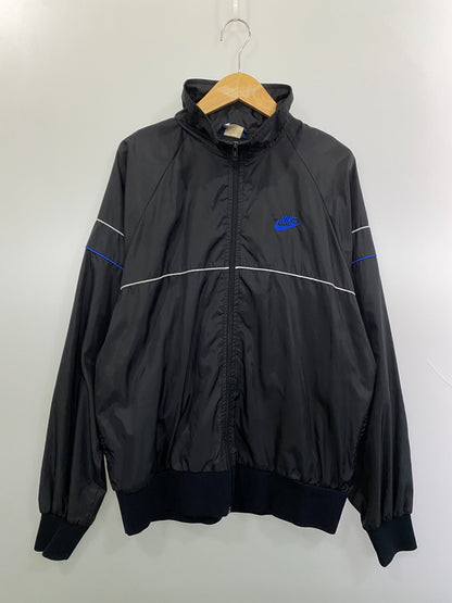 【中古品】【メンズ】 NIKE ナイキ 80S NYLON JACKET 80年代 ナイロンジャケット メンズ ライトアウター 146-261016-em-17-min サイズ：XLUS カラー：ブラック 万代Net店