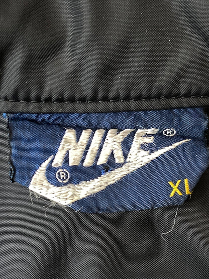 【中古品】【メンズ】 NIKE ナイキ 80S NYLON JACKET 80年代 ナイロンジャケット メンズ ライトアウター 146-261016-em-17-min サイズ：XLUS カラー：ブラック 万代Net店