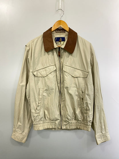 【中古品】【メンズ】 MARLBORO マールボロ CLASSICS COTTON JACKET クラシックス コットン ジャケット メンズ ライトアウター フルジップ 146-261016-em-18-min サイズ：EU50 カラー：ベージュ系 万代Net店