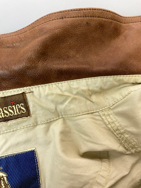【中古品】【メンズ】 MARLBORO マールボロ CLASSICS COTTON JACKET クラシックス コットン ジャケット メンズ ライトアウター フルジップ 146-261016-em-18-min サイズ：EU50 カラー：ベージュ系 万代Net店