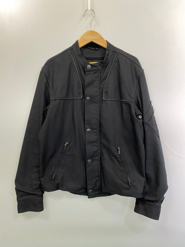 【現状渡し品】【メンズ】 BELSTAFF ベルスタッフ BALLISTIC NYLON JACKET バリスティック ナイロン ジャケット メンズ アウター 上着 ジャケット 145-261015-em-32-min サイズ：XL カラー：ブラック 万代Net店