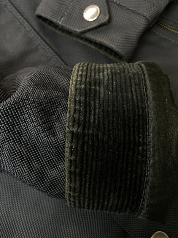 【現状渡し品】【メンズ】 BELSTAFF ベルスタッフ BALLISTIC NYLON JACKET バリスティック ナイロン ジャケット メンズ アウター 上着 ジャケット 145-261015-em-32-min サイズ：XL カラー：ブラック 万代Net店
