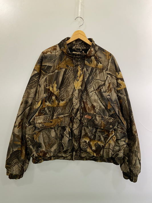 【中古品】【メンズ】 WOOLRICH ウールリッチ 90S TREE CAMO DOWN JACKET 90年代 リアルツリーカモ ダウンジャケット 中綿 ヴィンテージ メンズ アウター 146-261020-em-46-min サイズ：L カラー：ブラウン系 万代Net店