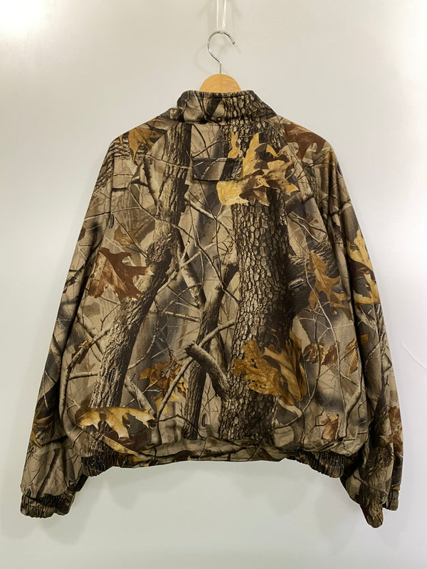 【中古品】【メンズ】 WOOLRICH ウールリッチ 90S TREE CAMO DOWN JACKET 90年代 リアルツリーカモ ダウンジャケット 中綿 ヴィンテージ メンズ アウター 146-261020-em-46-min サイズ：L カラー：ブラウン系 万代Net店