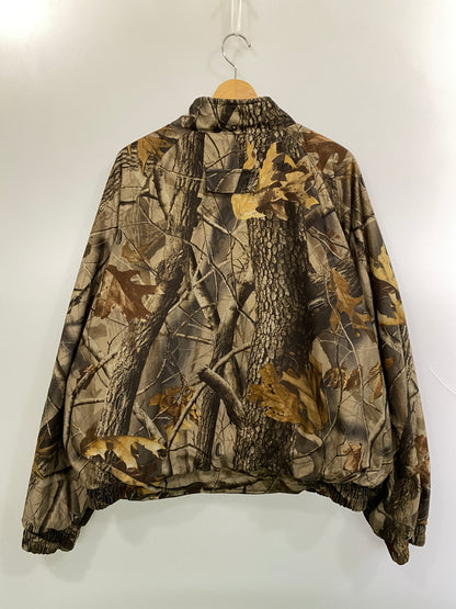 【中古品】【メンズ】 WOOLRICH ウールリッチ 90S TREE CAMO DOWN JACKET 90年代 リアルツリーカモ ダウンジャケット 中綿 ヴィンテージ メンズ アウター 146-261020-em-46-min サイズ：L カラー：ブラウン系 万代Net店