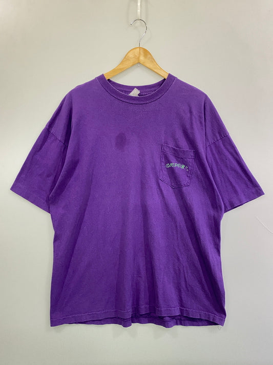 【現状渡し品】【メンズ】 CAMEL キャメル 90S LOGO TEE 90年代 ロゴ 半袖Tシャツ メンズ トップス ヴィンテージ 146-261020-em-44-min カラー：パープル 万代Net店