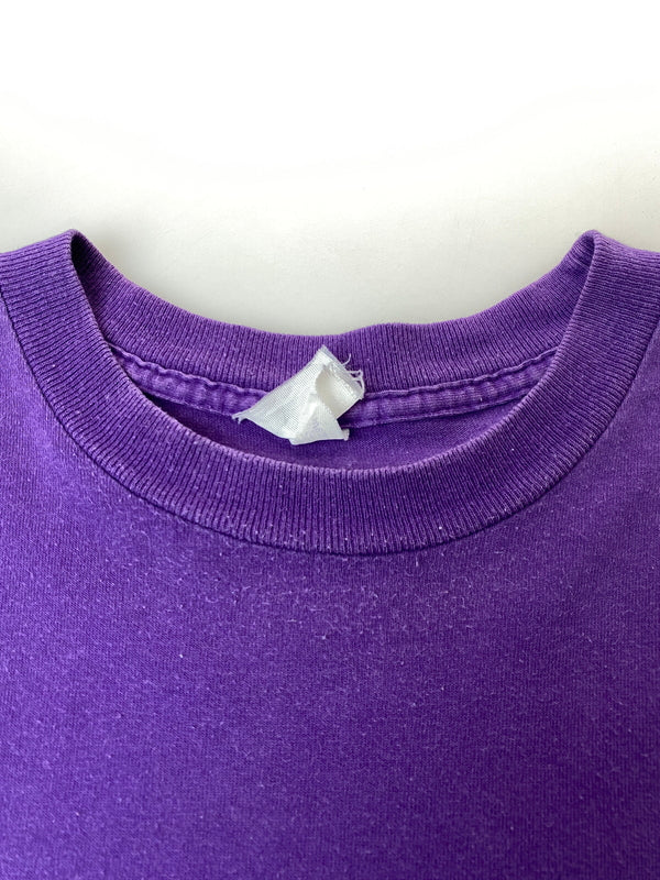 【現状渡し品】【メンズ】 CAMEL キャメル 90S LOGO TEE 90年代 ロゴ 半袖Tシャツ メンズ トップス ヴィンテージ 146-261020-em-44-min カラー：パープル 万代Net店