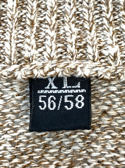 【中古品】【メンズ】 YVES SAINT LAURENT イヴ・サンローラン 90S DESIGN KNIT 90年代 デザイン ニット トップス ヴィンテージ セーター 146-261020-em-76-min サイズ：XL カラー：ライトブラウン 万代Net店
