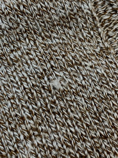 【中古品】【メンズ】 YVES SAINT LAURENT イヴ・サンローラン 90S DESIGN KNIT 90年代 デザイン ニット トップス ヴィンテージ セーター 146-261020-em-76-min サイズ：XL カラー：ライトブラウン 万代Net店