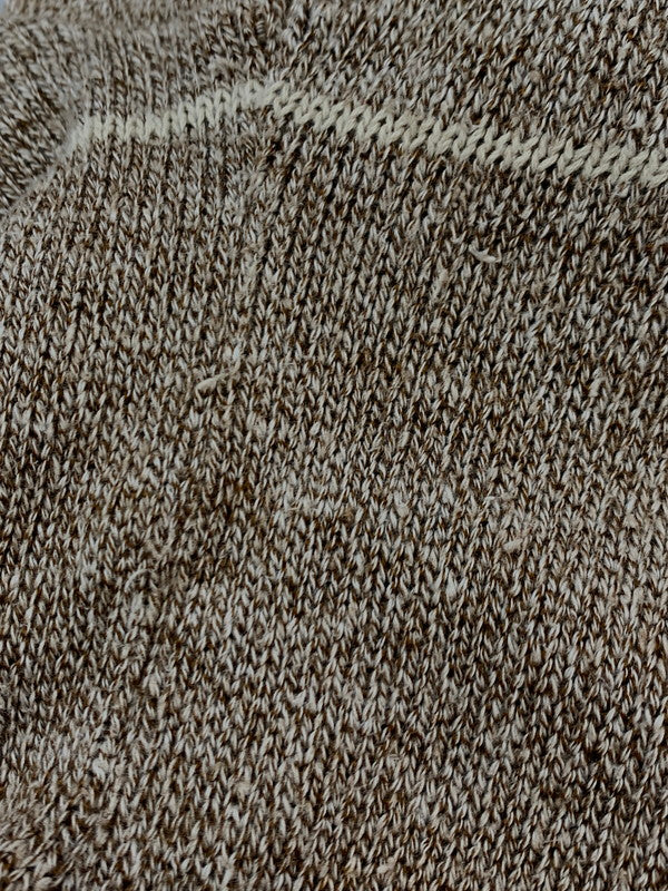 【中古品】【メンズ】 YVES SAINT LAURENT イヴ・サンローラン 90S DESIGN KNIT 90年代 デザイン ニット トップス ヴィンテージ セーター 146-261020-em-76-min サイズ：XL カラー：ライトブラウン 万代Net店