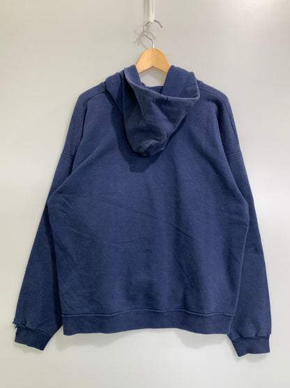 【中古品】【メンズ】 THRASHER スラッシャー 2000年 FLAME LOGO HODIE フレイム ロゴフーディ トップス パーカー 146-261021-jt-02-min サイズ：L カラー：ネイビー 万代Net店