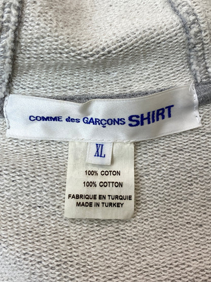 【中古品】【メンズ】 COMME DES GARCONS SHIRT コムデギャルソンシャツ COTTON PILE PLAIN WITH PRINT J ANDY WARHOL FM-T001-051 コットン パイル 140-261016-em-02-min サイズ：XL カラー：グレー 万代Net店