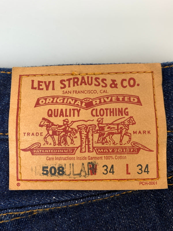 【中古品】【メンズ】 LEVI'S リーバイス 508-02 00S 508 DENIM PANT デニムパンツ ボトムス 157-261027-jt-33-min カラー：ブルーインディゴ 万代Net店