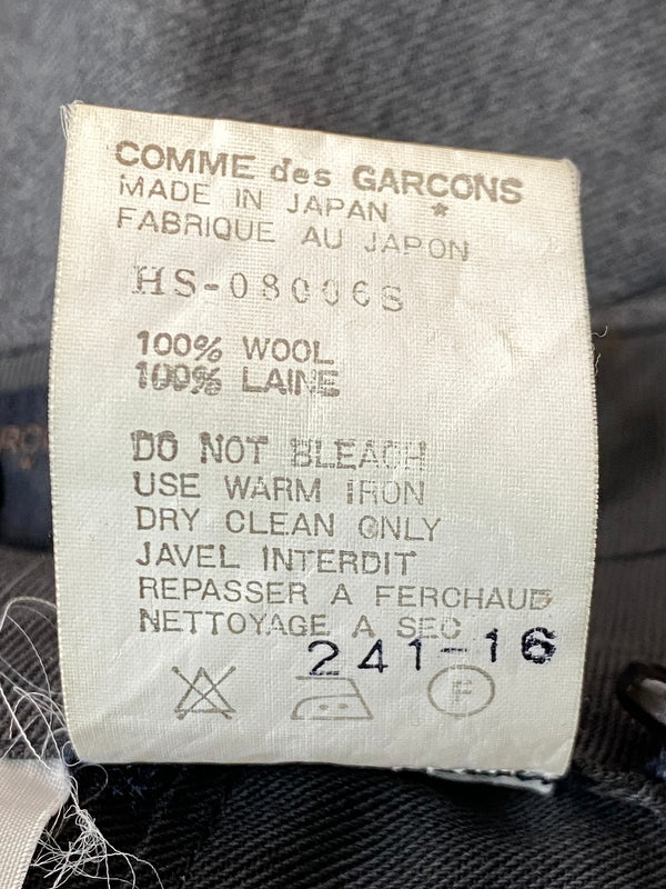 【中古品】【メンズ】 COMME DES GARCONS HOMME コムデギャルソンオム 田中オム SLACKS HS-08006S ヴィンテージ ウール スラックス メンズ ボトムス パンツ 151-261015-em-15-min サイズ：S カラー：グレー 万代Net店