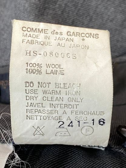 【中古品】【メンズ】 COMME DES GARCONS HOMME コムデギャルソンオム 田中オム SLACKS HS-08006S ヴィンテージ ウール スラックス メンズ ボトムス パンツ 151-261015-em-15-min サイズ：S カラー：グレー 万代Net店