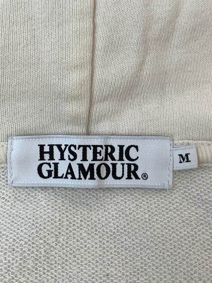 【中古品】【メンズ】 HYSTERIC GLAMOUR ヒステリックグラマー AMRICAN FLAG ZIP HOODIE 0231CF06 アメリカン フラッグ ジップ フーディ パーカー フルジップ 長袖 スウェット 140-261022-em-05-min サイズ：M カラー：ホワイト 万代Net店