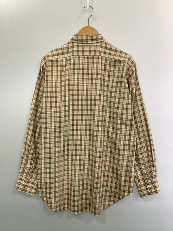 【中古品】【メンズ】 RALPH LAUREN ラルフローレン LOWELL CHECK SHIRT ローウェル チェック シャツ メンズ 長袖シャツ 146-261022-em-16-min サイズ：15 1/2-33 カラー：ブラウン系 万代Net店