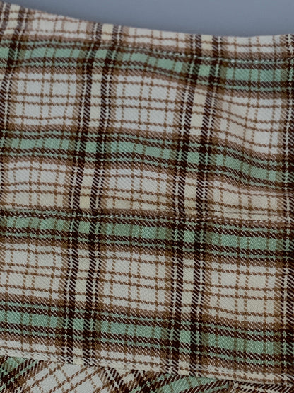 【中古品】【メンズ】 RALPH LAUREN ラルフローレン LOWELL CHECK SHIRT ローウェル チェック シャツ メンズ 長袖シャツ 146-261022-em-16-min サイズ：15 1/2-33 カラー：ブラウン系 万代Net店