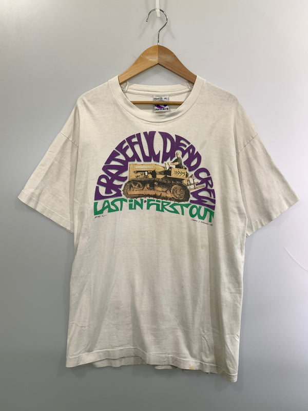 【現状渡し品】【メンズ】 GRATEFUL DEAD グレイトフル デッド 1995 LAST IN FIRST OUT TEE ヴィンテージ 半袖Tシャツ メンズ トップス バンドT 146-261022-em-14-min サイズ：XL カラー：ホワイト 万代Net店