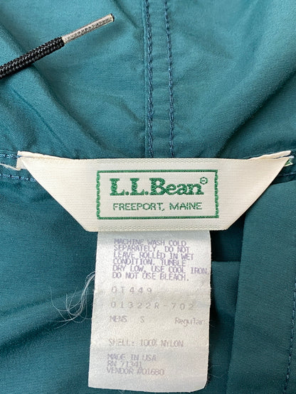 【中古品】【メンズ】 L.L.BEAN エルエルビーン 80S NYLON ANORAK JACKET 80年代 ナイロン アノラック ジャケット ハーフジップ フード付き メンズ ライトアウター 146-261020-em-26-min サイズ：S カラー：グリーン 万代Net店