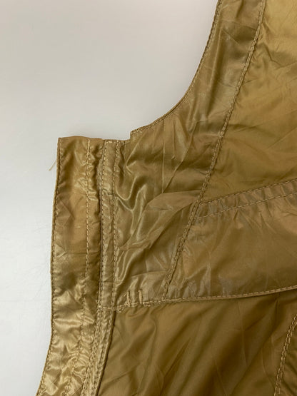 【中古品】【メンズ】 STUSSY ステューシー VINTAGE CRINKLE NYLON LOGO ZIP JACKET 115746 ヴィンテージ クリンクル ナイロン ロゴ ジップ ジャケット メンズ ライトアウター 142-261020-em-31-min サイズ：L カラー：シャンパンゴールド系 万代Net店