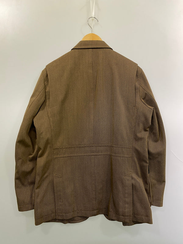 【中古品】【メンズ】 MACKINTOSH LONDON マッキントッシュ ロンドン TAILORED JACKET テーラードジャケット メンズ アウター 上着 141-261015-em-29-min サイズ：L カラー：ブラウン 万代Net店