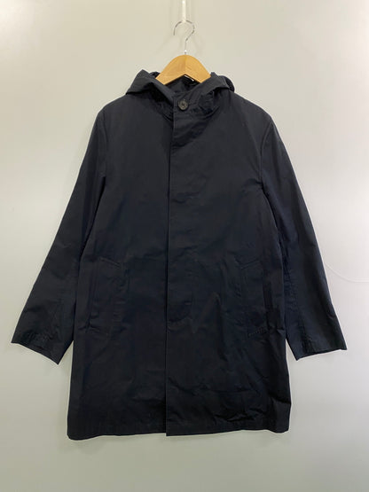 【中古品】【メンズ】 MACKINTOSH LONDON マッキントッシュ ロンドン HOODED COAT G1C82-100-29 フード付き コート メンズ アウター 141-261015-em-18-min サイズ：38 カラー：ネイビー 万代Net店