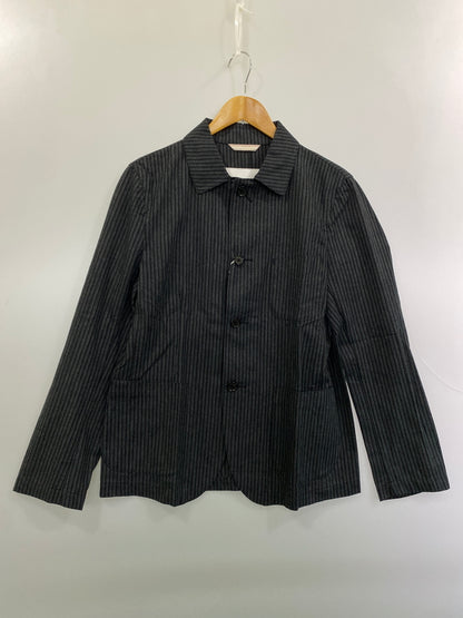 【中古品】【メンズ】 MACKINTOSH PHILOSOPHY マッキントッシュフィロソフィー STRIPE COVER ALL JACKET H1F66-262-09 ストライプ カバーオール ジャケット メンズ 上着 141-261015-em-20-min サイズ：40 カラー：グレー系（ストライプ） 万代Net店