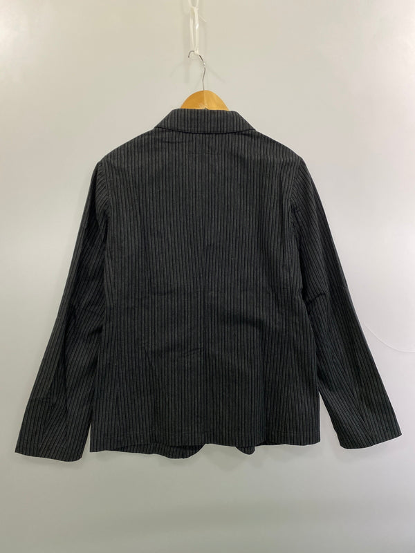 【中古品】【メンズ】 MACKINTOSH PHILOSOPHY マッキントッシュフィロソフィー STRIPE COVER ALL JACKET H1F66-262-09 ストライプ カバーオール ジャケット メンズ 上着 141-261015-em-20-min サイズ：40 カラー：グレー系（ストライプ） 万代Net店
