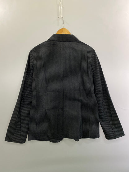 【中古品】【メンズ】 MACKINTOSH PHILOSOPHY マッキントッシュフィロソフィー STRIPE COVER ALL JACKET H1F66-262-09 ストライプ カバーオール ジャケット メンズ 上着 141-261015-em-20-min サイズ：40 カラー：グレー系（ストライプ） 万代Net店