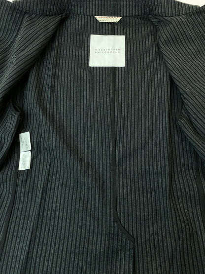 【中古品】【メンズ】 MACKINTOSH PHILOSOPHY マッキントッシュフィロソフィー STRIPE COVER ALL JACKET H1F66-262-09 ストライプ カバーオール ジャケット メンズ 上着 141-261015-em-20-min サイズ：40 カラー：グレー系（ストライプ） 万代Net店
