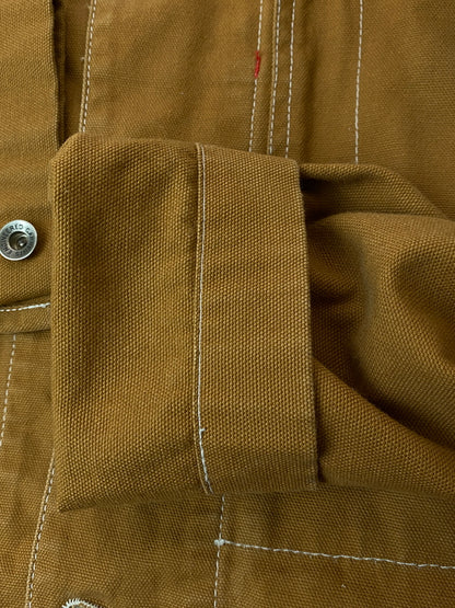 【中古品】【メンズ】 ENGINEERED GARMENTS WORKADAY エンジニアードガーメンツ ワーカデイ UTILITY JACKET ユーティリティ ジャケット カバーオール 141-261015-em-21-min サイズ：XS カラー：ブラウン 万代Net店