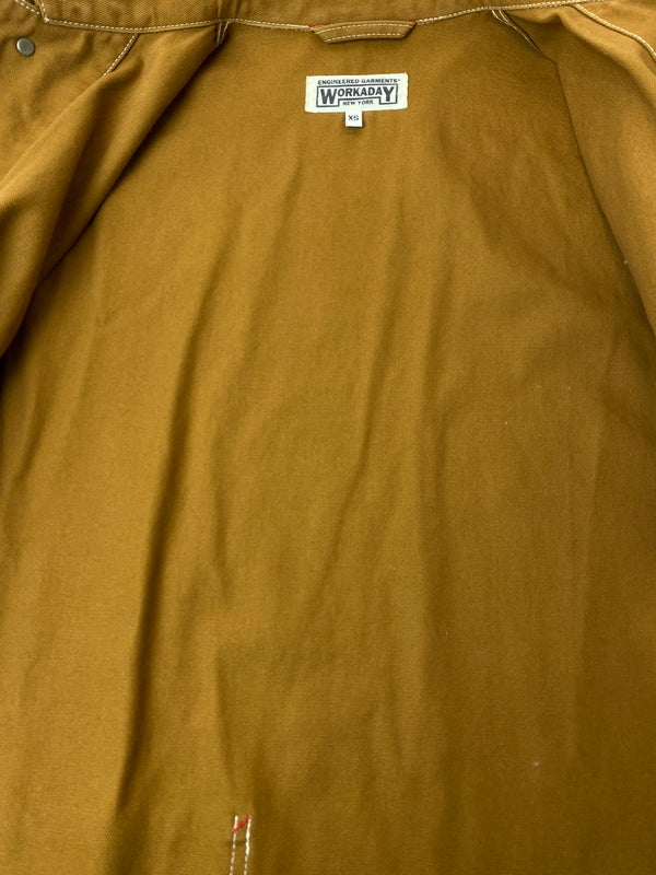 【中古品】【メンズ】 ENGINEERED GARMENTS WORKADAY エンジニアードガーメンツ ワーカデイ UTILITY JACKET ユーティリティ ジャケット カバーオール 141-261015-em-21-min サイズ：XS カラー：ブラウン 万代Net店