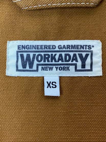 【中古品】【メンズ】 ENGINEERED GARMENTS WORKADAY エンジニアードガーメンツ ワーカデイ UTILITY JACKET ユーティリティ ジャケット カバーオール 141-261015-em-21-min サイズ：XS カラー：ブラウン 万代Net店