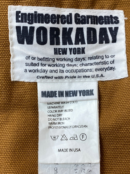 【中古品】【メンズ】 ENGINEERED GARMENTS WORKADAY エンジニアードガーメンツ ワーカデイ UTILITY JACKET ユーティリティ ジャケット カバーオール 141-261015-em-21-min サイズ：XS カラー：ブラウン 万代Net店