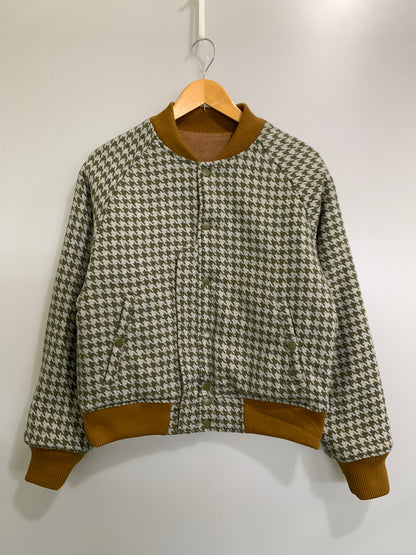 【中古品】【メンズ】 FAF フェイク アス フラワーズ LOGO TEAM JACKET 3342508 ロゴ チーム ジャケット メンズ アウター スタジアムジャンパー スタジャン リバーシブル 142-261016-em-31-min サイズ：1 カラー：ブラウン 万代Net店