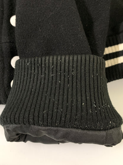 【中古品】【メンズ】 LAST NEST ラスト ネスト MOVE ON UP JACKET ムーブ オン アップ ジャケット スタジアムジャンパー メンズ アウター スタジャン 142-261016-em-29-min サイズ：M カラー：ブラック 万代Net店