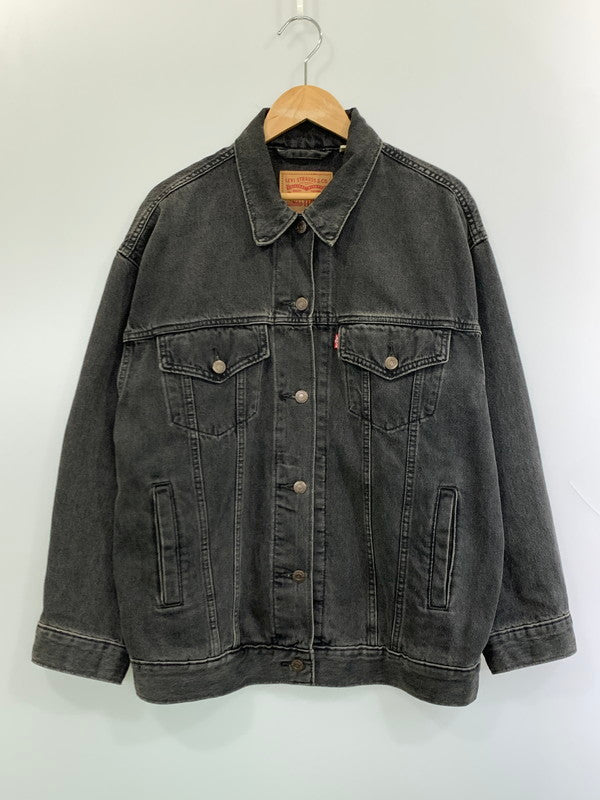 【中古品】【メンズ】 LEVI'S リーバイス BAGGY TRUCKER JACKET A3475-0004 バギー トラッカー ジャケット メンズ デニムジャケット Gジャン 147-261020-em-68-min サイズ：S カラー：インディゴブラック 万代Net店