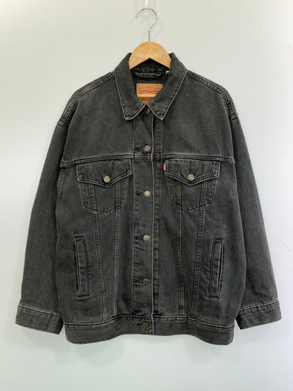 【中古品】【メンズ】 LEVI'S リーバイス BAGGY TRUCKER JACKET A3475-0004 バギー トラッカー ジャケット メンズ デニムジャケット Gジャン 147-261020-em-68-min サイズ：S カラー：インディゴブラック 万代Net店