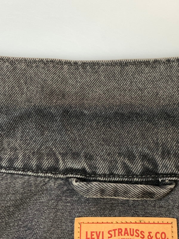 【中古品】【メンズ】 LEVI'S リーバイス BAGGY TRUCKER JACKET A3475-0004 バギー トラッカー ジャケット メンズ デニムジャケット Gジャン 147-261020-em-68-min サイズ：S カラー：インディゴブラック 万代Net店