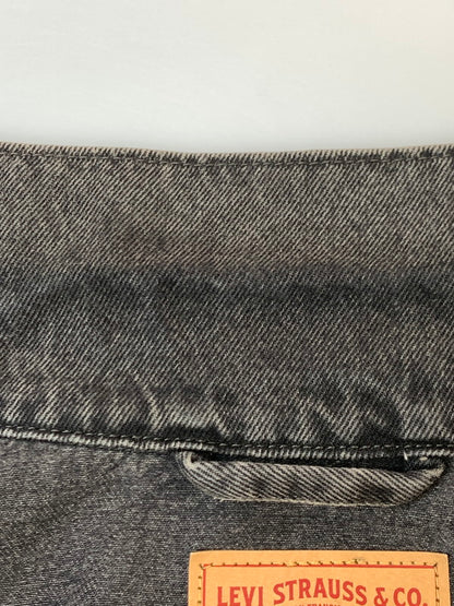 【中古品】【メンズ】 LEVI'S リーバイス BAGGY TRUCKER JACKET A3475-0004 バギー トラッカー ジャケット メンズ デニムジャケット Gジャン 147-261020-em-68-min サイズ：S カラー：インディゴブラック 万代Net店